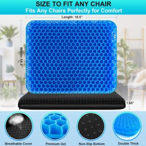 Cojín Antideslizante Para Asiento, cómodo, lavable, económico