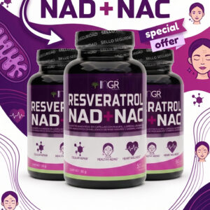 PACK DE 3 RESVERATROL NAD+ NAC